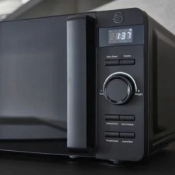 Swan Stealth 20L LED Matt Black Microwave -Home Appliance Store 54673988 5