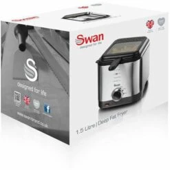 Swan 1.5 Litre Stainless Steel Fryer -Home Appliance Store 54674132 4