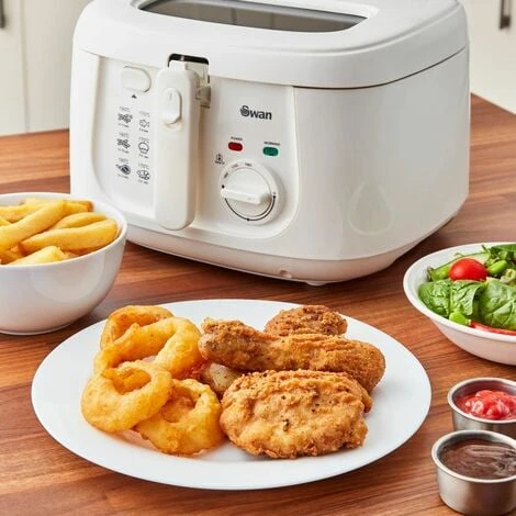 Swan 2.5L Square White Fryer 5 Swan 2.5L Square White Fryer - Image 3