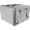 Igenix 4 Slice Toaster, Reheat Function, Slide Out Crumb Tray, Stainless Steel - IG3204 -Home Appliance Store 58393251 1