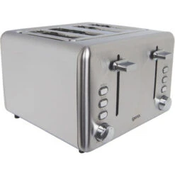 Igenix 4 Slice Toaster, Reheat Function, Slide Out Crumb Tray, Stainless Steel - IG3204 -Home Appliance Store 58393251 5