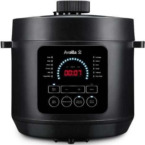 Pressure Multi-Cooker 6L With Slow Cook, Steam, Warm, Sauté - Avalla K-90 2 Pressure Multi-Cooker 6L With Slow Cook, Steam, Warm, Sauté - Avalla K-90