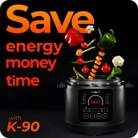 Pressure Multi-Cooker 6L With Slow Cook, Steam, Warm, Sauté - Avalla K-90 3 Pressure Multi-Cooker 6L With Slow Cook, Steam, Warm, Sauté - Avalla K-90 - Image 2