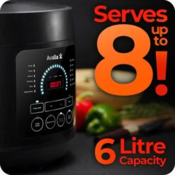 Pressure Multi-Cooker 6L With Slow Cook, Steam, Warm, Sauté - Avalla K-90 8 Pressure Multi-Cooker 6L With Slow Cook, Steam, Warm, Sauté - Avalla K-90 -Home Appliance Store 59726726 3