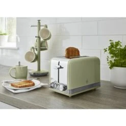 Swan 2 Slice Retro Green Toaster -Home Appliance Store 59824513 4