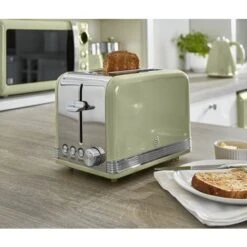 Swan 2 Slice Retro Green Toaster -Home Appliance Store 59824513 5