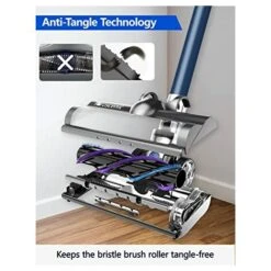 Proscenic P10 Pro Cordless Cleaner P10Pro, 4 In 1 Stick Vacuum With Powerful 26Kpa Suction 3 Adjustable Modes, LED Touch Screen, Removable Battery Anti-tangle Technology, Blue -Home Appliance Store 61309885 3