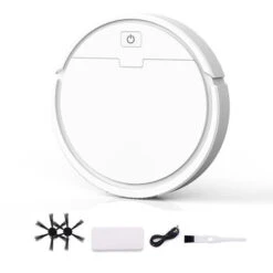 MUFF Sweeping Robot, Wireless Smart Cleaning Machine, Three-in-one Vacuum Cleaner, Gift Small Home Appliance, Smart Home Appliance Sweeper(C03 White)