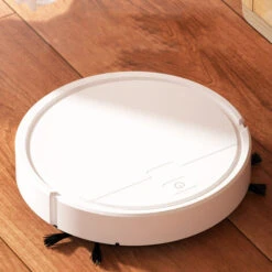 MUFF Sweeping Robot, Wireless Smart Cleaning Machine, Three-in-one Vacuum Cleaner, Gift Small Home Appliance, Smart Home Appliance Sweeper(C03 White) -Home Appliance Store 64574503 5
