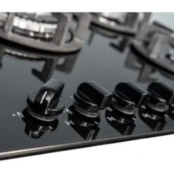 SIA BGH90BL 90cm Black 5 Burner Gas On Glass Hob Cast Iron Supports LPG Kit -Home Appliance Store 65334511 3