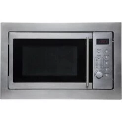 SIA BIM20SS Stainless Steel 20L Integrated Built In Digital Timer Microwave Oven