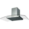 SIA CGH80SS 80cm Stainless Steel Curved Glass Cooker Hood Extractor Fan -Home Appliance Store 65334522 1