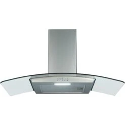 SIA CGH80SS 80cm Stainless Steel Curved Glass Cooker Hood Extractor Fan -Home Appliance Store 65334522 5