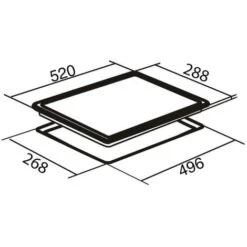 SIA CERH31BL Black 30cm 2 Burner Domino Ceramic Electric Hob With Touch Control -Home Appliance Store 65334528 3