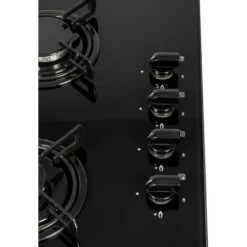 SIA GHG612BL 60cm Black 4 Burner Gas On Glass Hob With Enamel Pan Stands & FFD 11 SIA GHG612BL 60cm Black 4 Burner Gas On Glass Hob With Enamel Pan Stands & FFD -Home Appliance Store 65334540 5