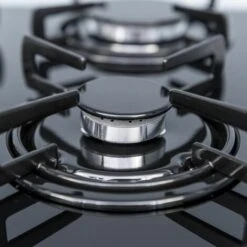 SIA GHG713BL 70cm Black 5 Burner Gas On Glass Hob With Enamel Pan Stands & FFD -Home Appliance Store 65334544 3