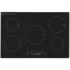 SIA INDH75BL 75cm Black Touch Control 5 Zone Induction Hob With Child Lock -Home Appliance Store 65334557 1