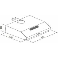 SIA VSR60BL 60cm Black Slim Visor Cooker Hood Kitchen Extractor Fan -Home Appliance Store 65334600 4