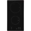 SIA INDH30BL 30cm Black Domino 2 Zone Touch Control Electric Induction Hob -Home Appliance Store 65334602 1