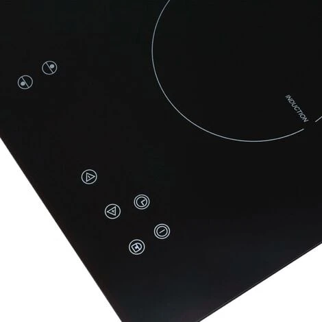 SIA INDH30BL 30cm Black Domino 2 Zone Touch Control Electric Induction Hob 4 SIA INDH30BL 30cm Black Domino 2 Zone Touch Control Electric Induction Hob - Image 2