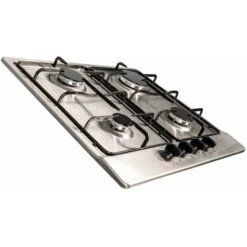 SIA SSG602SS 60cm Stainless Steel 4 Burner Gas Hob With Enamel Pan Stands -Home Appliance Store 65334635 2