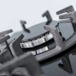 SIA BGH30BL 30cm Black Gas On Glass Domino Hob Cast Iron Supports LPG Kit -Home Appliance Store 65334642 2