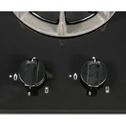 SIA BGH30BL 30cm Black Gas On Glass Domino Hob Cast Iron Supports LPG Kit -Home Appliance Store 65334642 3
