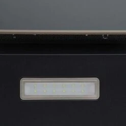 60cm Black / Gold Cooker Hood Kitchen Extractor Fan, Angled Design - SIA AHC60BL -Home Appliance Store 65334643 5