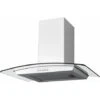 SIA CGH60WH 60cm White Curved Glass Chimney Cooker Hood Kitchen Extractor Fan 2 SIA CGH60WH 60cm White Curved Glass Chimney Cooker Hood Kitchen Extractor Fan -Home Appliance Store 65334648 1