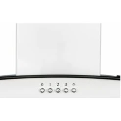 SIA CGH60WH 60cm White Curved Glass Chimney Cooker Hood Kitchen Extractor Fan -Home Appliance Store 65334648 5