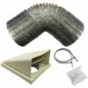 SIA D1 Universal Kitchen Cooker Hood Extractor Fan Ducting Vent Kit 125mm X 1m -Home Appliance Store 65334656 1