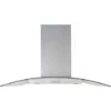 90cm Island Cooker Hood Kitchen Extractor Fan In Stainless Steel - SIA ICH90SS