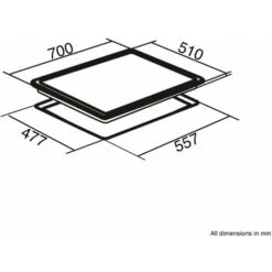 SIA GHG703BL 70cm Black 5 Burner Gas On Glass Hob With Cast Iron Pan Stands 10 SIA GHG703BL 70cm Black 5 Burner Gas On Glass Hob With Cast Iron Pan Stands -Home Appliance Store 65334720 4