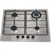 SIA SSG601SS 60cm Stainless Steel 4 Burner Gas Hob With Cast Iron Pan Stands -Home Appliance Store 65334735 1