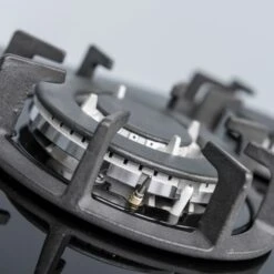 SIA R8 70cm Black 5 Burner Gas On Glass Hob With Cast Iron Pan Stands -Home Appliance Store 65334755 5