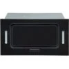 SIA UCG52BL 52cm Black Glass Built In Under Canopy Kitchen Cupboard Cooker Hood -Home Appliance Store 65334756 1