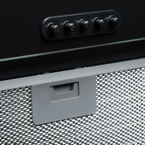 SIA UCG52BL 52cm Black Glass Built In Under Canopy Kitchen Cupboard Cooker Hood 5 SIA UCG52BL 52cm Black Glass Built In Under Canopy Kitchen Cupboard Cooker Hood - Image 3