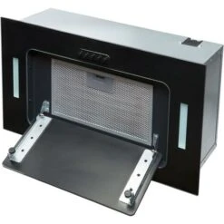 SIA UCG52BL 52cm Black Glass Built In Under Canopy Kitchen Cupboard Cooker Hood 10 SIA UCG52BL 52cm Black Glass Built In Under Canopy Kitchen Cupboard Cooker Hood -Home Appliance Store 65334756 4
