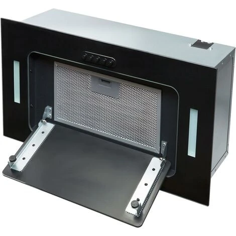 SIA UCG52BL 52cm Black Glass Built In Under Canopy Kitchen Cupboard Cooker Hood 6 SIA UCG52BL 52cm Black Glass Built In Under Canopy Kitchen Cupboard Cooker Hood - Image 4