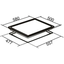 SIA PHP601BL 60cm Black 4 Zone Electric Solid Plate Easy Clean Side Control Hob -Home Appliance Store 65334795 4