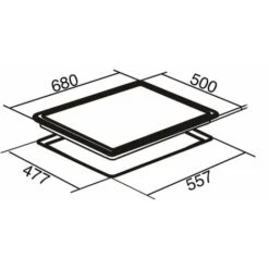 SIA SSG702SS 70cm 5 Burner Gas Hob In Stainless Steel With Enamel Pan Stands -Home Appliance Store 65334798 4