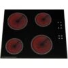 SIA CERH60BL 60cm 4 Zone Touch Control Electric Ceramic Hob In Black -Home Appliance Store 65334825 1