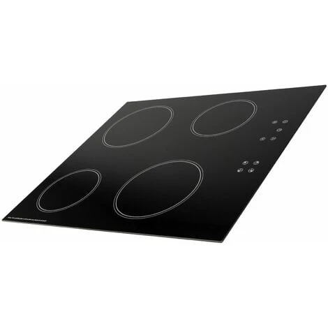 SIA CERH60BL 60cm 4 Zone Touch Control Electric Ceramic Hob In Black 4 SIA CERH60BL 60cm 4 Zone Touch Control Electric Ceramic Hob In Black - Image 2