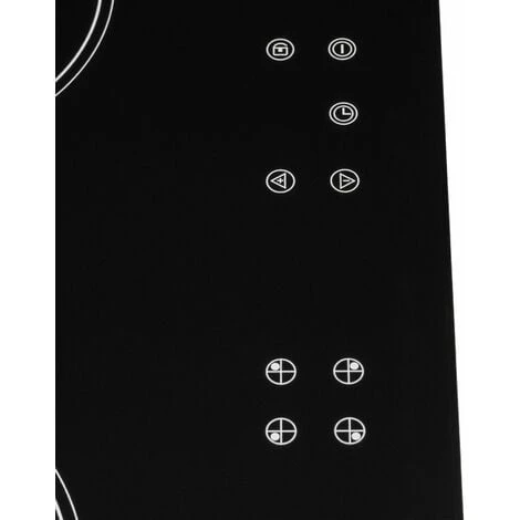 SIA CERH60BL 60cm 4 Zone Touch Control Electric Ceramic Hob In Black 5 SIA CERH60BL 60cm 4 Zone Touch Control Electric Ceramic Hob In Black - Image 3