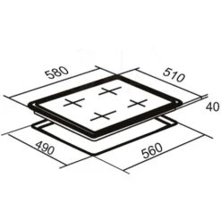 SIA CERH60BL 60cm 4 Zone Touch Control Electric Ceramic Hob In Black 10 SIA CERH60BL 60cm 4 Zone Touch Control Electric Ceramic Hob In Black -Home Appliance Store 65334825 4