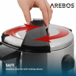 AREBOS Mulled Wine Maker 950 W Hot Beverage Dispenser 6.8 L With Drip Tray, Outlet Tap, Thermostat And Overheating Protection Temperature Setting From 30-110°C -Home Appliance Store 65752108 5