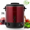 AREBOS Automatic Preserving Cooker 1800 W Preserving Pot 28 L With Timer, Thermostat & Overheating Protection Steplessly Adjustable 30-110°C Mulled Wine Cooker Incl. Preserving Jar Lifter & Prese -Home Appliance Store 66438939 1