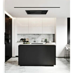 ViandPro - Aria Flush Fit Ceiling Hood 90 X 30 Black - Black Glass / Black Frame -Home Appliance Store 67718215 3
