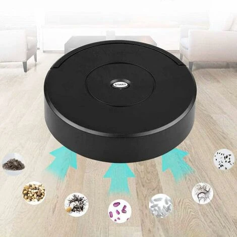 Intelligent Sweeping Robot, Cleaner Sweeping Robot, Household Automatic Intelligent Floor Cleaning Robot Dust Collector Black 3 Intelligent Sweeping Robot, Cleaner Sweeping Robot, Household Automatic Intelligent Floor Cleaning Robot Dust Collector Black