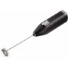 Milk Frother (in Steel, Very Powerful Motor At 14,000 Rpm, Special Spiral, Easy Cleaning, Milk Frother, Matcha Brush) Black
